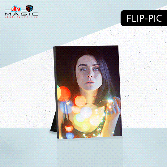 Ultra Flip Pic - Personalized Custom Lenticular Flip Image Printed Photo