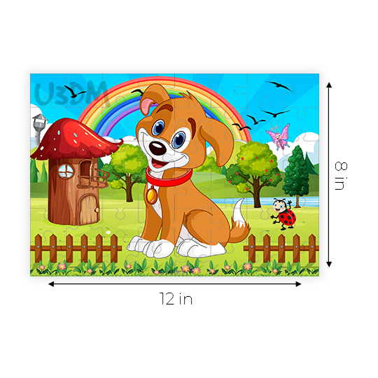 Buy Ultra Dog Animal 3D Kids Educational Lenticular 24 Pieces Jigsaw Puzzle  - Age 5 Years Old Above Online