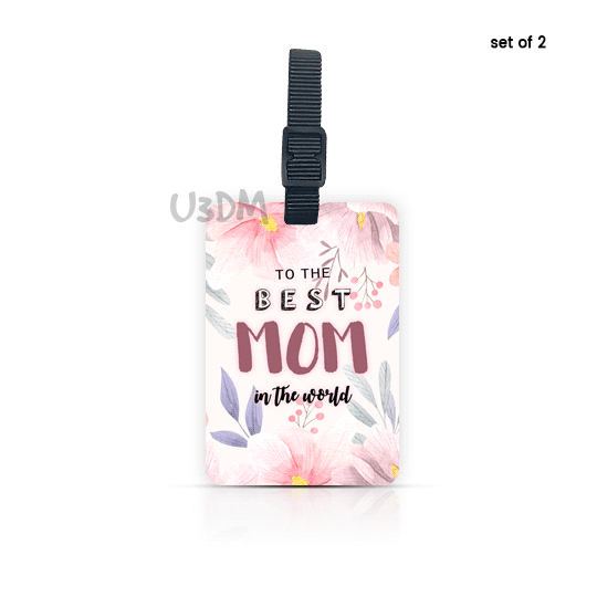 Ultra Queen Mom Quote 3D Lenticular Purse Handbag Label Luggage Bag ID Tags - Set of 2