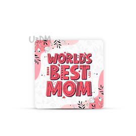 Ultra Best Mom Quote 3D Lenticular Flip Effect Fridge Magnet - Pink